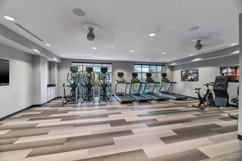 Fitness center with yoga/spin studio